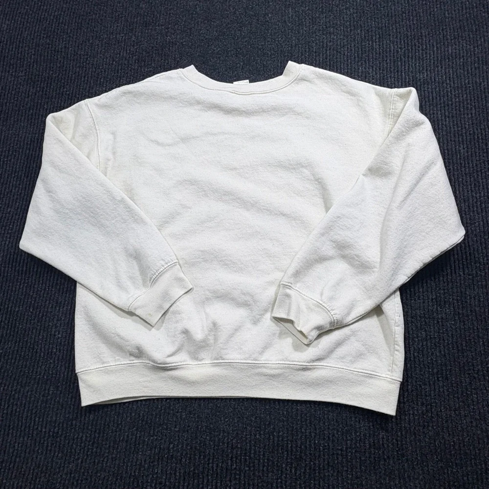Disney Sweatshirt Girls XL White Lion King Simba Graphic Pullover Crewneck Good